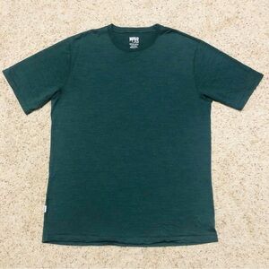 Minus33 Shirt Men's XXL Green Superfine Merino Wool Base Layer Short Sleeve